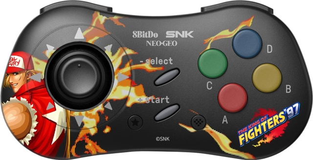8BitDo NEOGEO Wireless Pad, Terry Bogard Edition, Windows / Android / NEOGEO mini