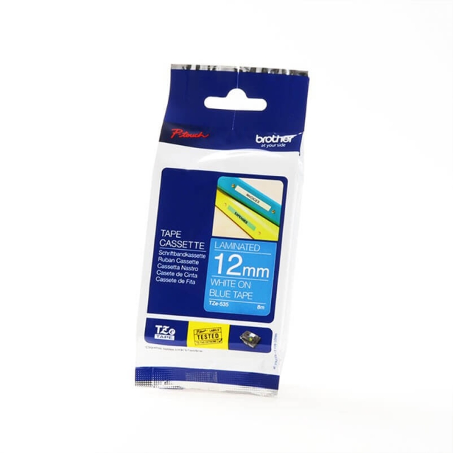 Brother Tape TZE-535 12mm White on Blue