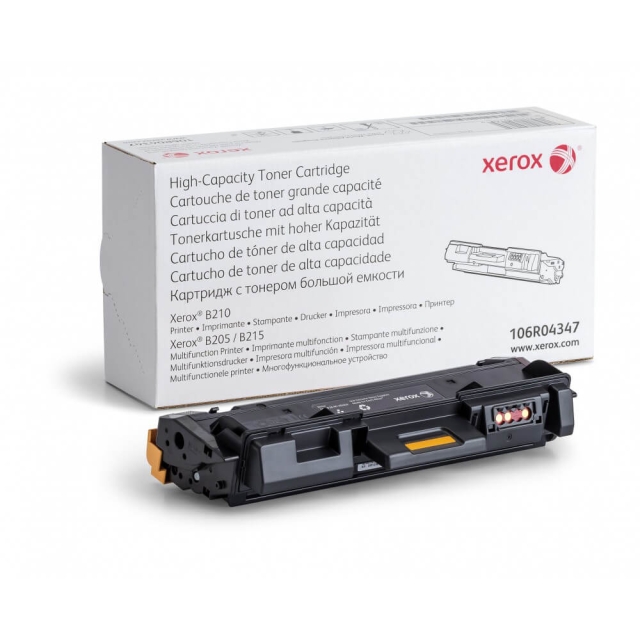 Xerox Toner 106R04347 Svart Hög Kapacitet