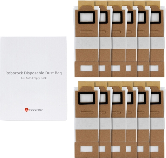 Roborock S7 MaxV Plus automatic emptying station dust bag, 12 pcs