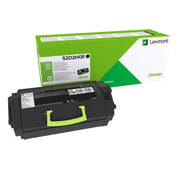 Lexmark Toner 52D2H0E Black, Corporate Return