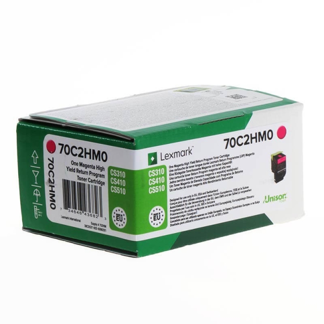 Lexmark Toner 70C2HM0 702 Magenta High Yield, Return