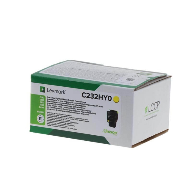 Lexmark Toner C232HY0 Yellow High Yield