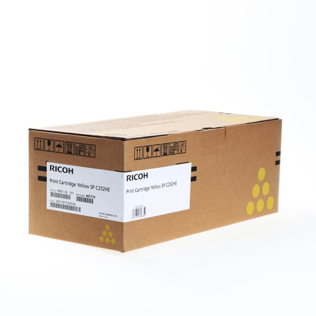 Ricoh Toner 407719 SP C252HE Yellow