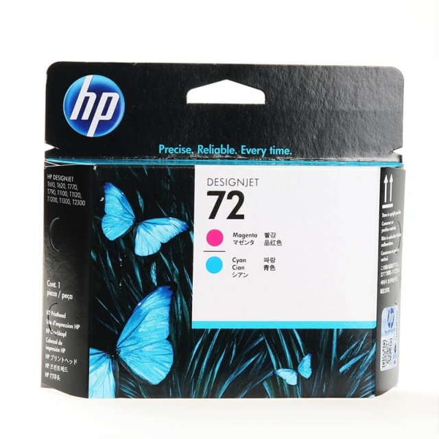 HP Printerhead C9383A 72 Cyan/Magenta