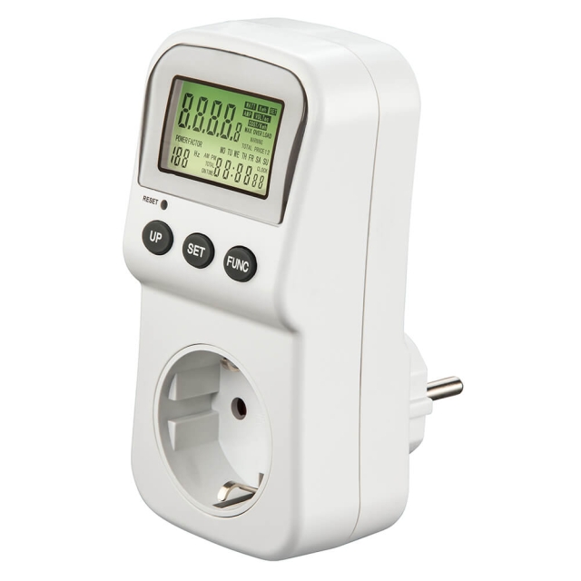 Hama 220V Socket Electricity Consumption Meter