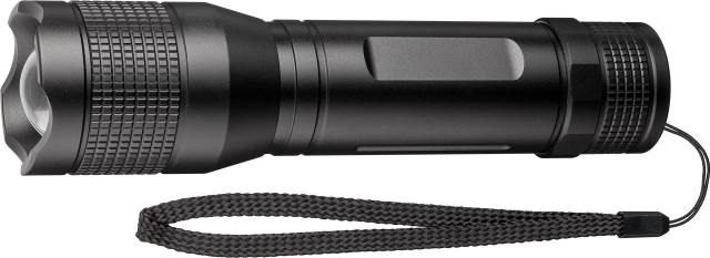 Goobay LED Flashlight Super Bright 1500 Ideal for work, leisure, sports, camping, fishing, hunting and roadside assistance
