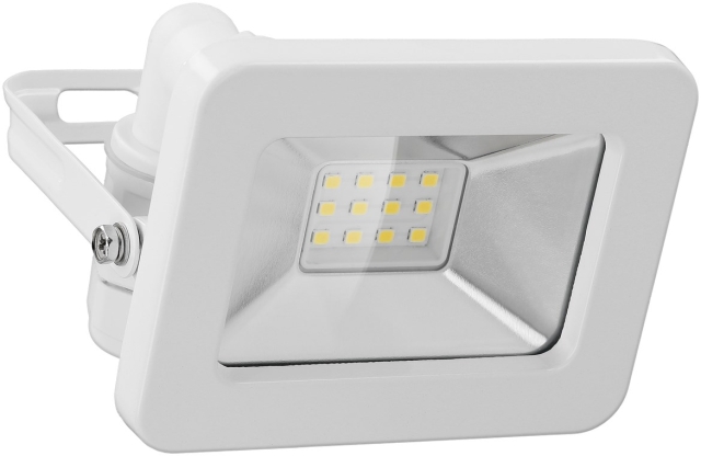 Goobay LED Outdoor Floodlight, 10 W with 850 lm, neutral white light (4000 K) and M16 cable gland, suitable for outdoor use (IP65)