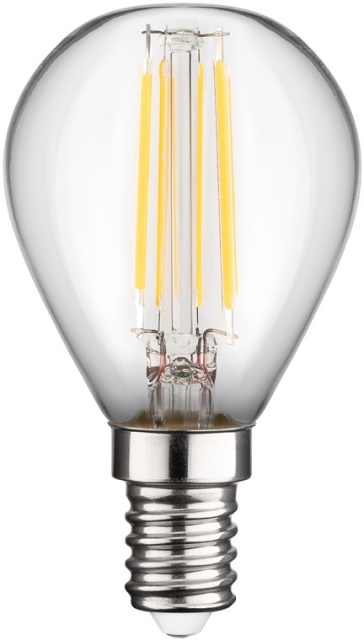 Goobay Filament LED Mini Globe, 4 W base E14, warm white, not dimmable