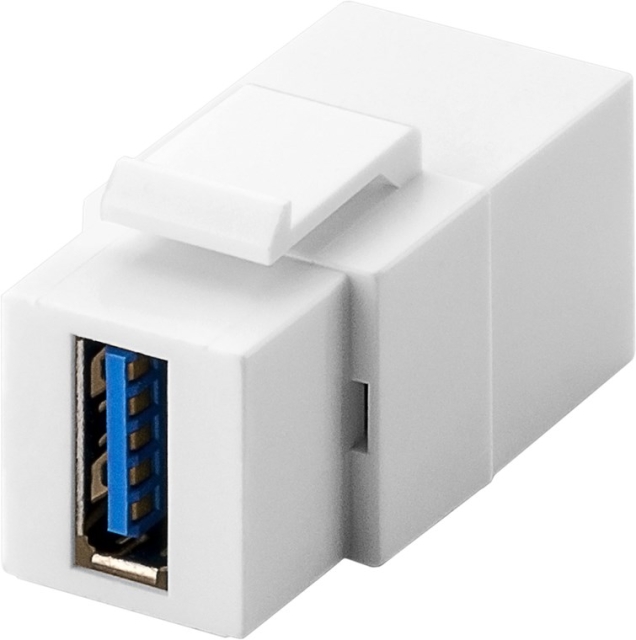 Goobay Keystone USB Module 18.3 mm width, 2 USB 3.0 female (Type A)
