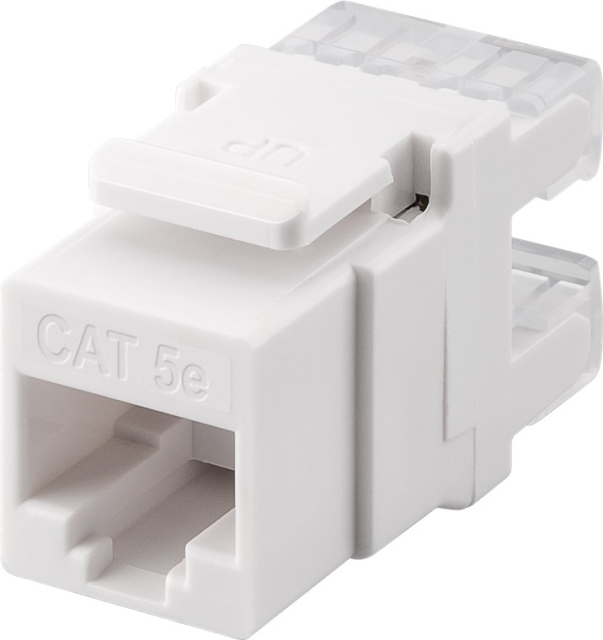 Goobay Keystone Module RJ45 CAT 5e, UTP, 100 MHz 20 mm wide, for IDC connection (toolless)