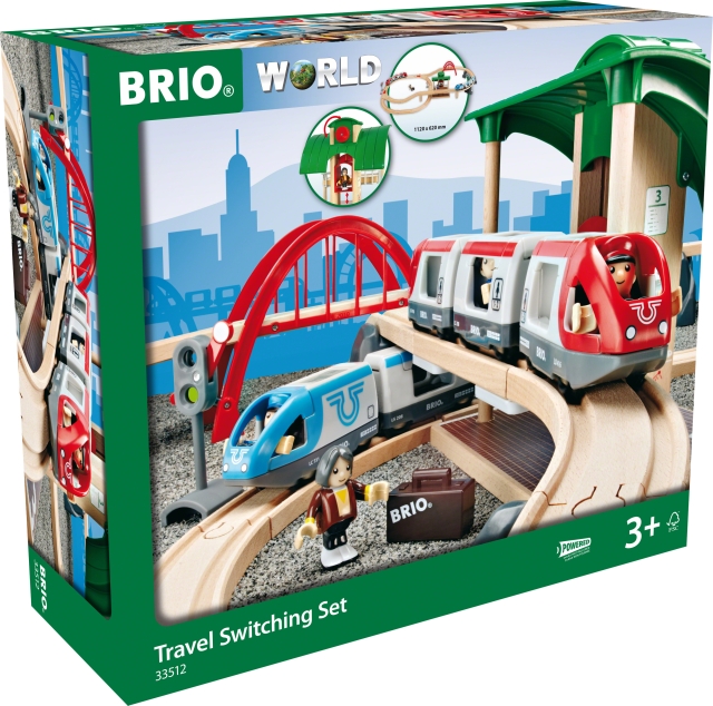 BRIO Railway 33512 Passagerartågset med växlar