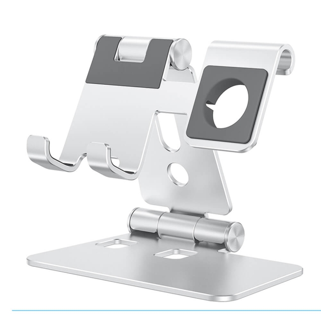 Desire2 Restore Pro Charging Stand For Apple Watch Silver