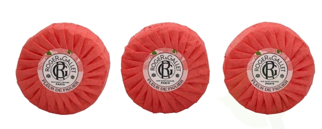 Roger & Gallet Fleur De Figuier Giftset 300 gr, Soap Bar - 3x100gr