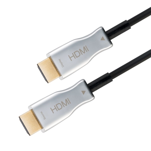 Goobay Optical Hybrid High Speed HDMI™ Cable with Ethernet (AOC) High-speed cable, 4K @ 60 Hz, for long transmission distances, 40 m