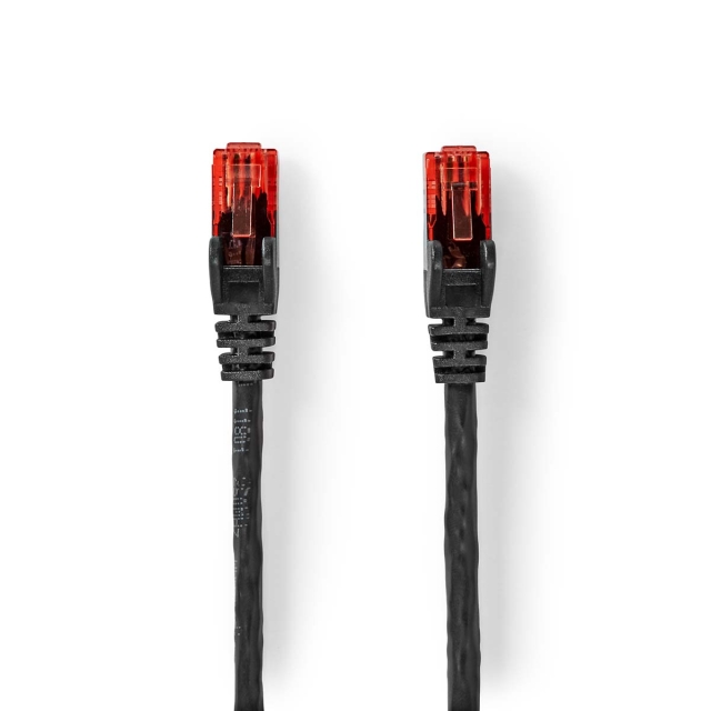 Nedis CAT6 Cable | RJ45 Male | RJ45 Male | U/UTP | 50.0 m | Outdoor | Round | PE | Black | Label