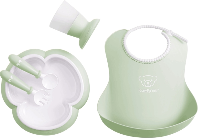 BabyBjörn Babymiddagsset, 5 delar, grönt