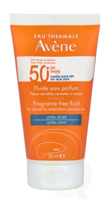 Avene High Protection Unscented Fluid SPF50+ 50 ml