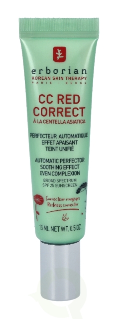 Erborian CC Red Correct Automatic Perfector SPF25 15 ml Broad Spectrum Sunscreen