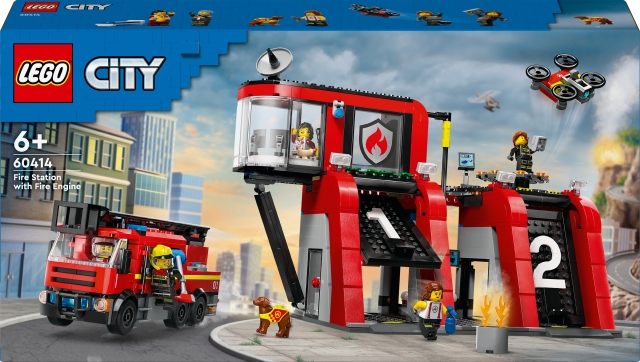 LEGO City Fire 60414  - Fire Station with Fire Truck