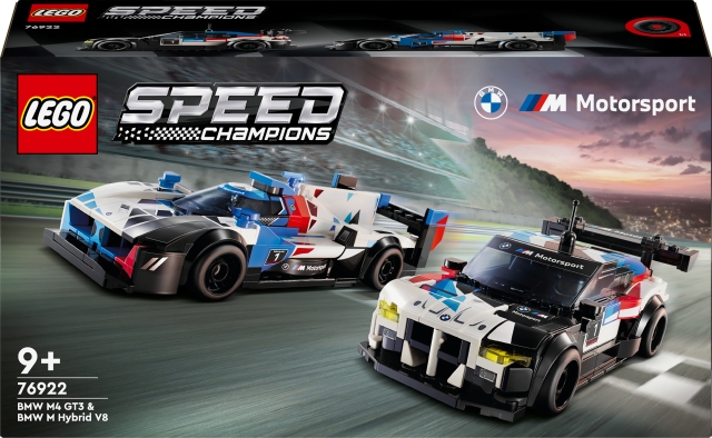 LEGO Speed Champions 76922  - BMW M4 GT3 & BMW M Hybrid V8 Race Cars
