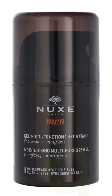 Nuxe Men Moisturizing Multi-Purpose Gel 50 ml For All Skin Types - Even Sensitive Skin
