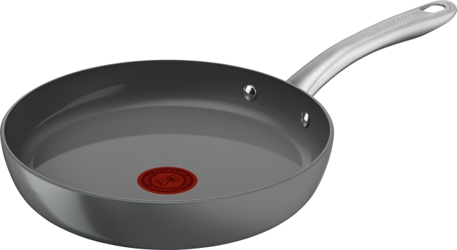 Tefal (RE)NEW+ -stekpanna, 20 cm, keramiskt beläggning, grå.