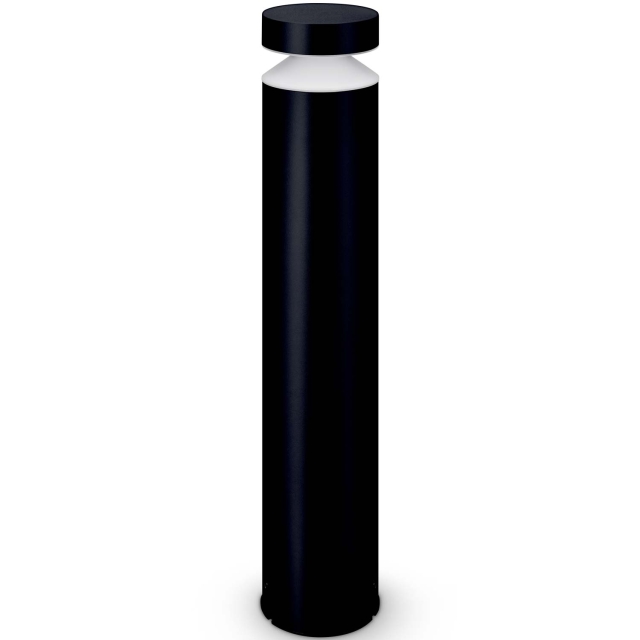 Philips Laven LED-pollare Rostfritt stål Svart IP44 Varmit 6W 600lm