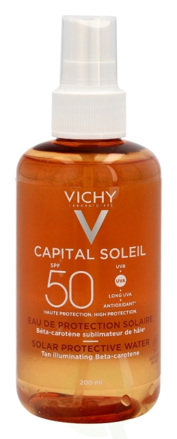 Vichy Capital Soleil Solar Prot. Water SPF50 - Enhanced Tan 200 ml