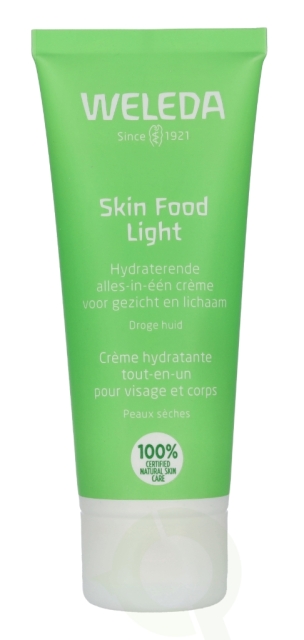 Weleda Skin Food Light Moisturizing Skin Care 75 ml For Dry Skin