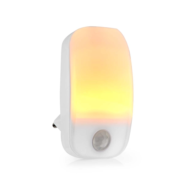 Nedis Plug-In LED Night Light | Motion sensor | Day/night sensor | 0.55 W | 11 lm | Warm White