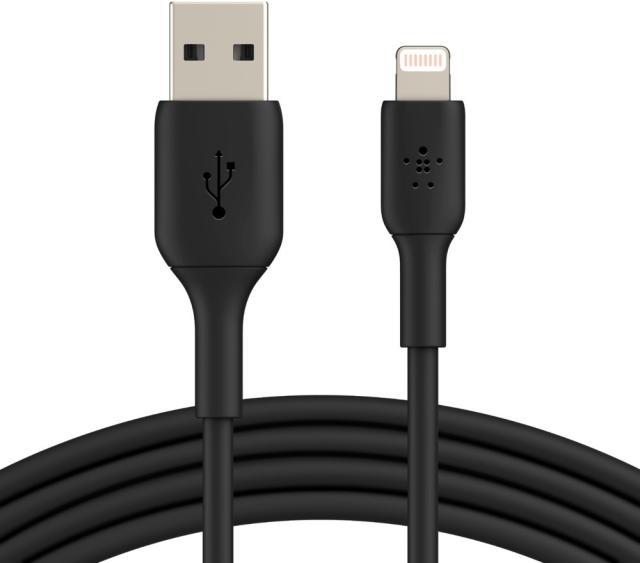 Belkin BOOST CHARGE™ Lightning - USB-A-kabel, 2m, svart