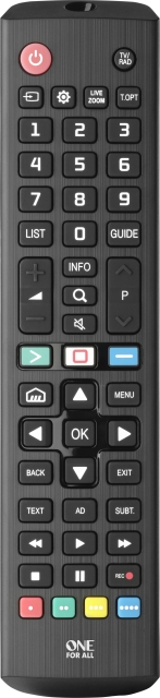 One For All URC 4911 universell fjärrkontroll för LG TV