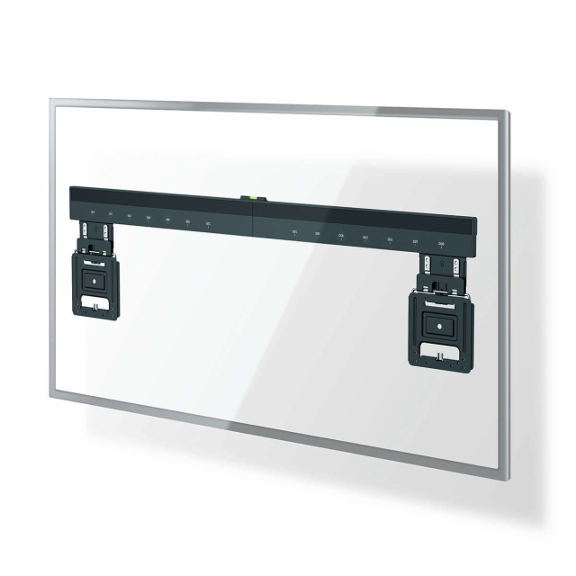 Nedis Fixed TV Wall Mount | 43 - 100 " | Maximum supported screen weight: 75 kg | Minimum wall distance: 9.50 mm | Steel | Black