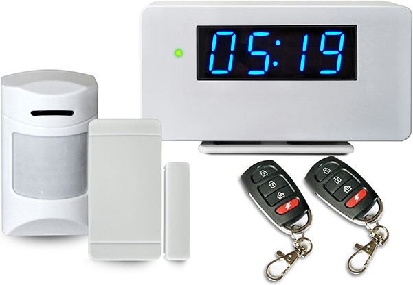 SimPal G212-V2 GSM-larmenhet och bordsklocka