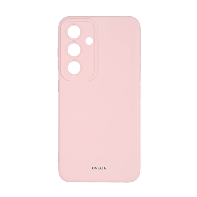 Onsala Phone Case Silicone Chalk Pink - Samsung S24 5G