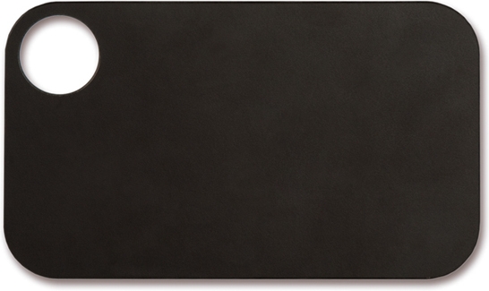 Arcos cutting board, wood fiber 24 x 14 cm, black
