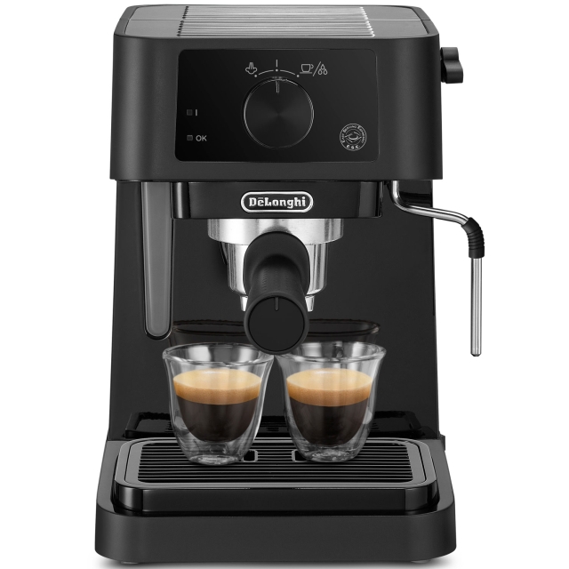 DeLonghi Espressomaskin Manual EC235.BK Stilosa inkl. mjölkskummare