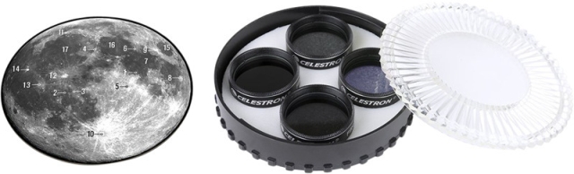 Celestron 1,25" Moon Filter Set