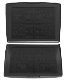 FRITEL Set of waffle plate for gaufrettes