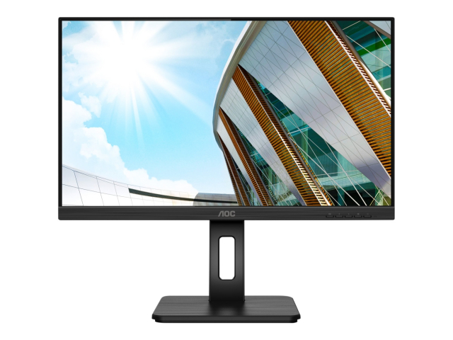 AOC 24P2Q 24 1920 x 1080 (Full HD) DVI VGA (HD-15) HDMI DisplayPort 75Hz Pivot Monitor