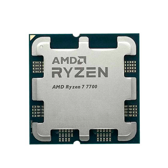 AMD CPU Ryzen 7 7700 3,8 GHz 8 kärnor AM5 (TRAY - med kylare)