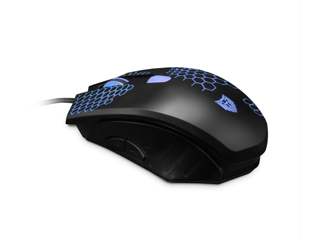 Liocat MX 757C - Gaming Mouse with RGB Lighting, Black