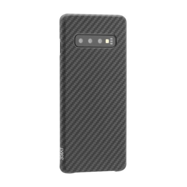 3SIXT Black Aramid Case - lämplig för Samsung Galaxy S10