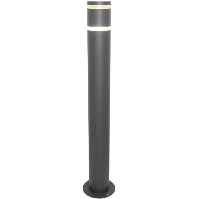 Llitt Nils Bollard Pollare 80cm E27-sockel IP44 Antracit