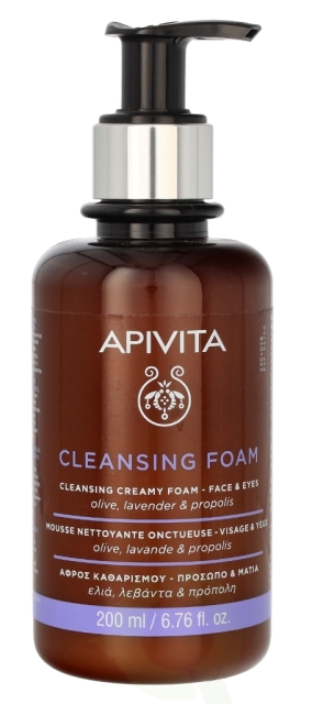 Apivita Face & Eye Foam Cleanser 200 ml