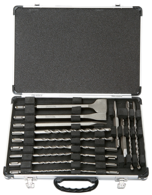 Makita D-42444 Drill/Driver Set SDS-Plus 17 pieces