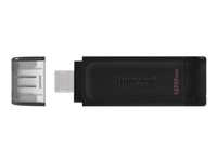 Kingston DataTraveler 70 128GB USB-C 3.2 Gen 1 Svart