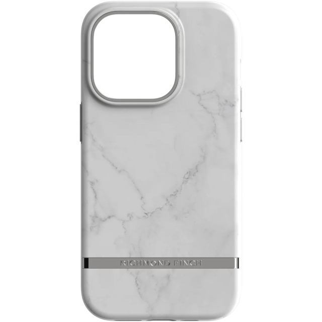 Richmond & Finch iPhone 14 Pro case, White Marble
