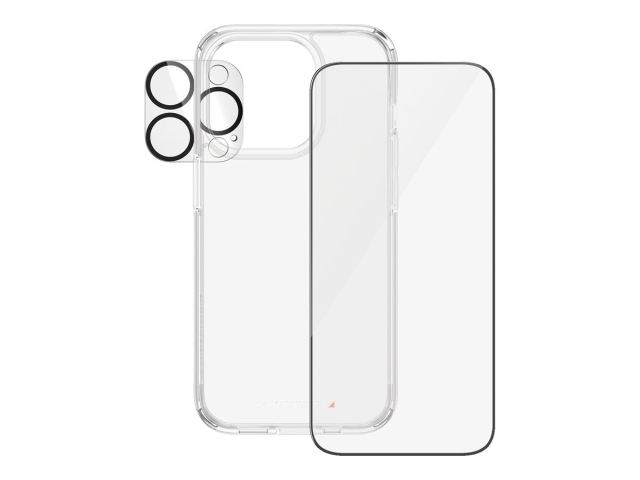 PanzerGlass Skærm/objektiv/rygbeskyttersæt Sort Transparent Apple iPhone 15 Pro